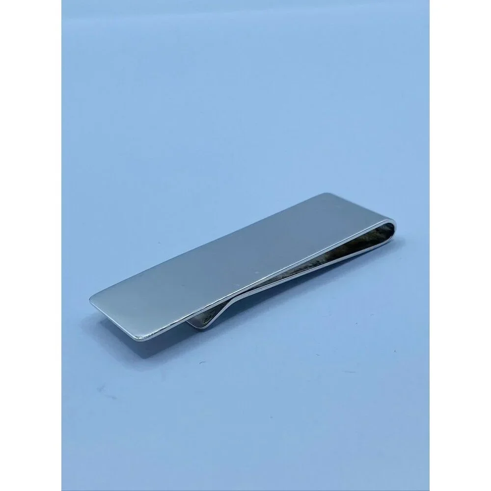 Sterling Silver Tiffany & Co Smooth Blank Money Clip 18.8G
